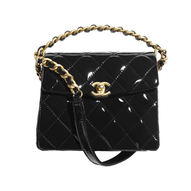 Кожаный лакированный клатч на цепочке, миниатюрная женская сумка через плечо, черный CHANEL
Кожаный лакированный клатч на цепочке, миниатюрная женская сумка через плечо, черный CHANEL