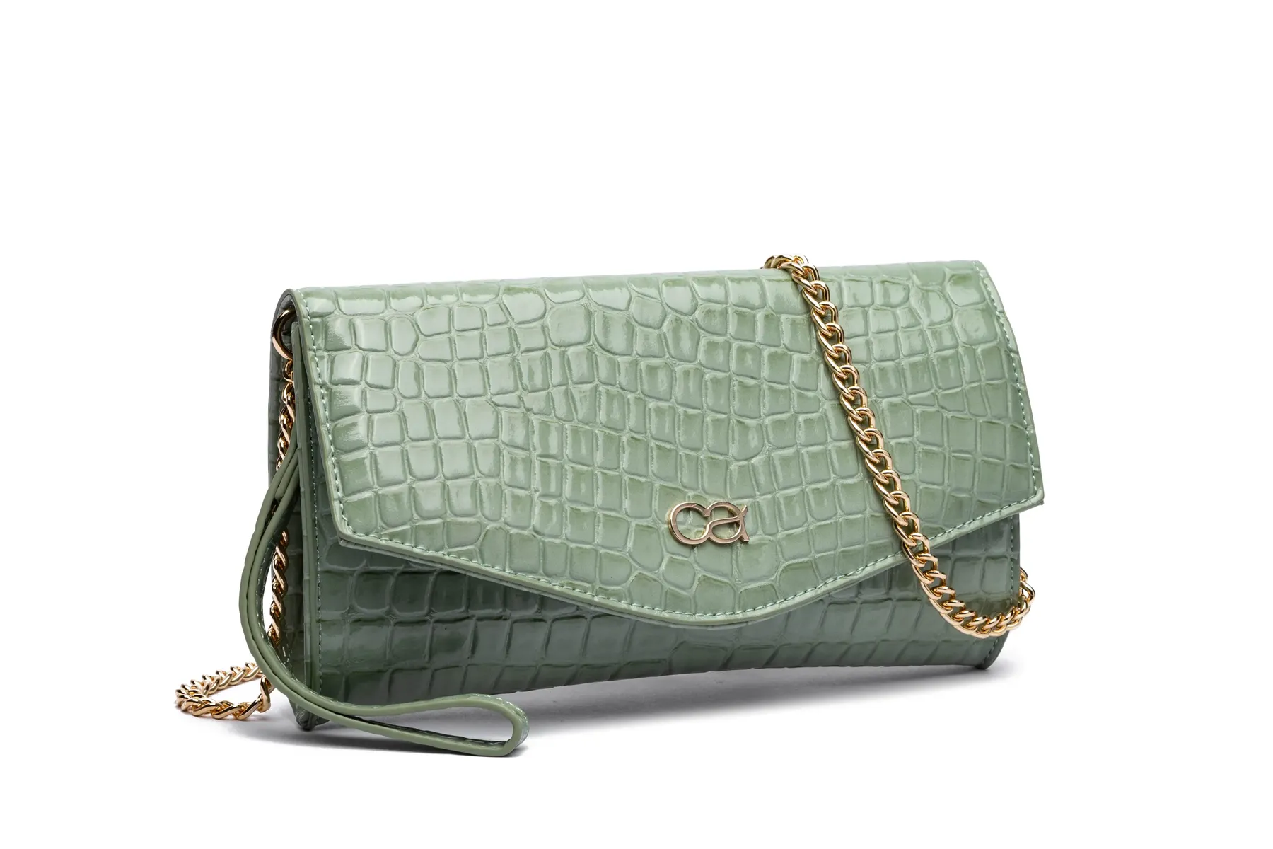 Сумка через плечо COLLEZIONE ALESSANDRO "Elegant", патентованный материал, зеленый
Сумка через плечо COLLEZIONE ALESSANDRO "Elegant", патентованный материал, зеленый