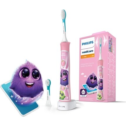 Электрическая зубная щетка Sonicare For Kids Hx6352/42 с технологией Sonic для бережной чистки — розовая, Philips
Электрическая зубная щетка Sonicare For Kids Hx6352/42 с технологией Sonic для бережной чистки — розовая, Philips