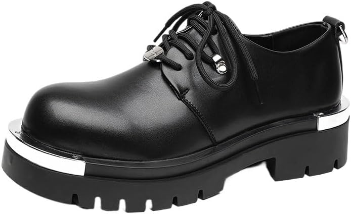 Мужские оксфорды из кожи, классические дерби на платформе, высокий каблук, протекторная подошва, противоскользящие и износоустойчивые, подходят для офиса, деловой и повседневной носки Zestrelax, черный
Мужские оксфорды из кожи, классические дерби на платформе, высокий каблук, протекторная подошва, противоскользящие и износоустойчивые, подходят для офиса, деловой и повседневной носки Zestrelax, черный