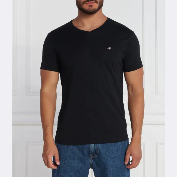 Облегающая футболка Gant, черный
Облегающая футболка Gant, черный