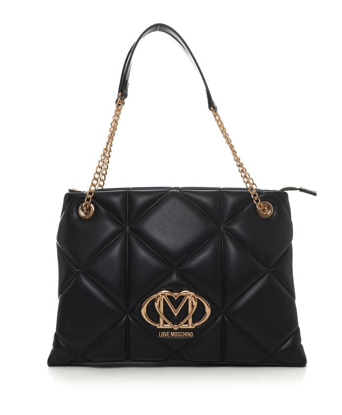 Стеганая сумка-шоппер Love Moschino, черный
Стеганая сумка-шоппер Love Moschino, черный