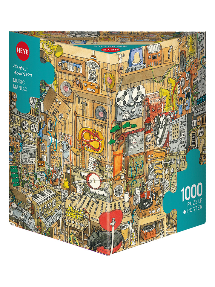Пазл из 1000 деталей «Музыкальный маньяк» - для детей от 12 лет и старше
Пазл из 1000 деталей «Музыкальный маньяк» - для детей от 12 лет и старше