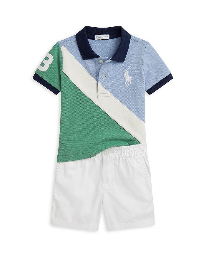 Поло для мальчиков Big Pony: хлопковый комплект из рубашки и шорт – для малышей Ralph Lauren, мультиколор
Поло для мальчиков Big Pony: хлопковый комплект из рубашки и шорт – для малышей Ralph Lauren, мультиколор