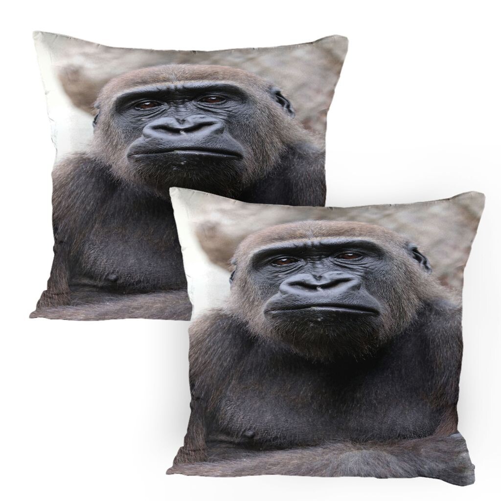 ABAKUHAUS Gorilla Чехлы для подушки, набор из 2 шт., изображение молодого человека крупным планом, чехол для подушки с декоративным принтом, 80 x 80 см, темно-серый умбра
ABAKUHAUS Gorilla Чехлы для подушки, набор из 2 шт., изображение молодого человека крупным планом, чехол для подушки с декоративным принтом, 80 x 80 см, темно-серый умбра