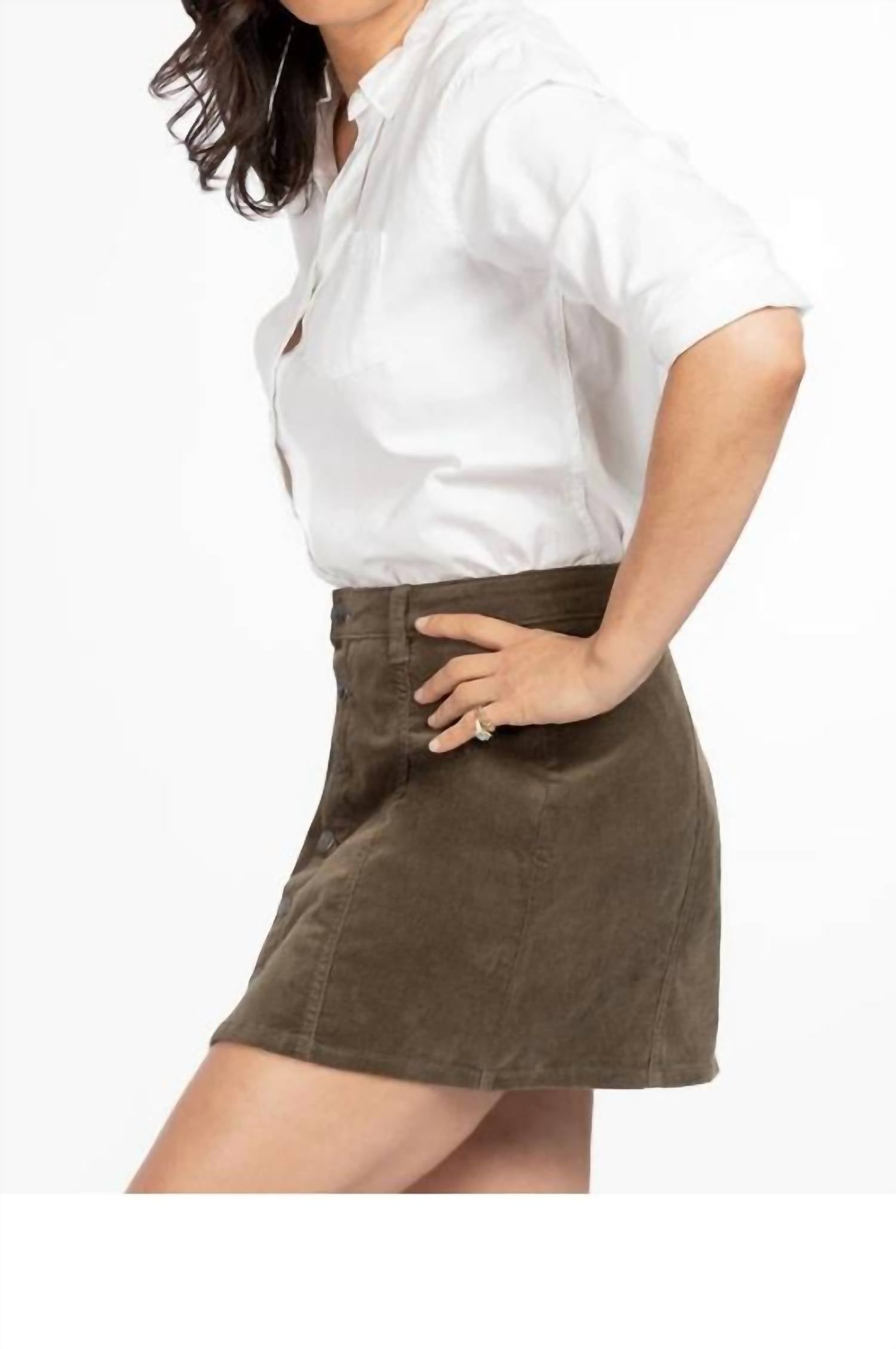 Юбка Vermont Corduroy зеленого цвета YMI
Юбка Vermont Corduroy зеленого цвета YMI