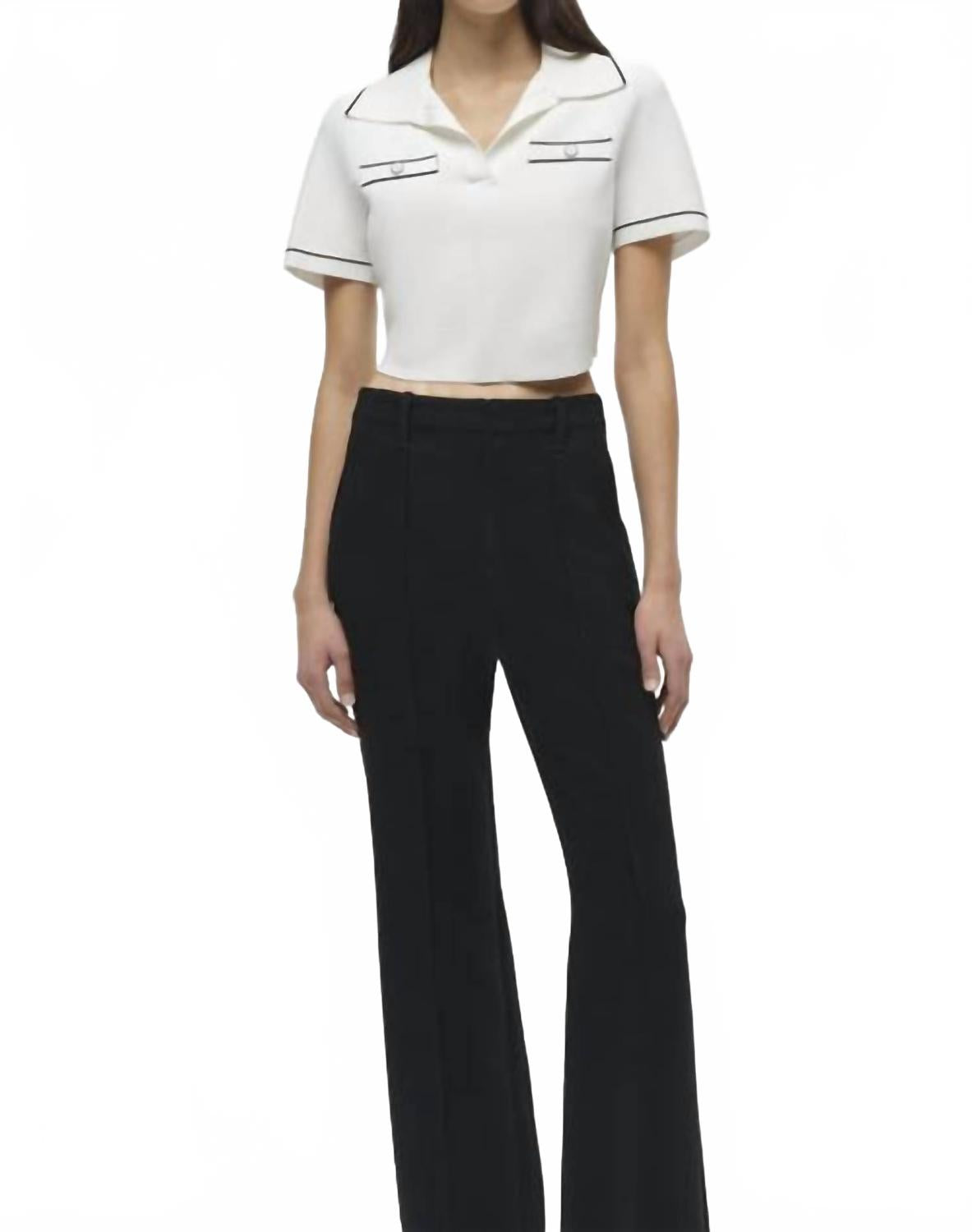 Короткий поло Margaret цвета слоновой кости JONATHAN SIMKHAI
Короткий поло Margaret цвета слоновой кости JONATHAN SIMKHAI