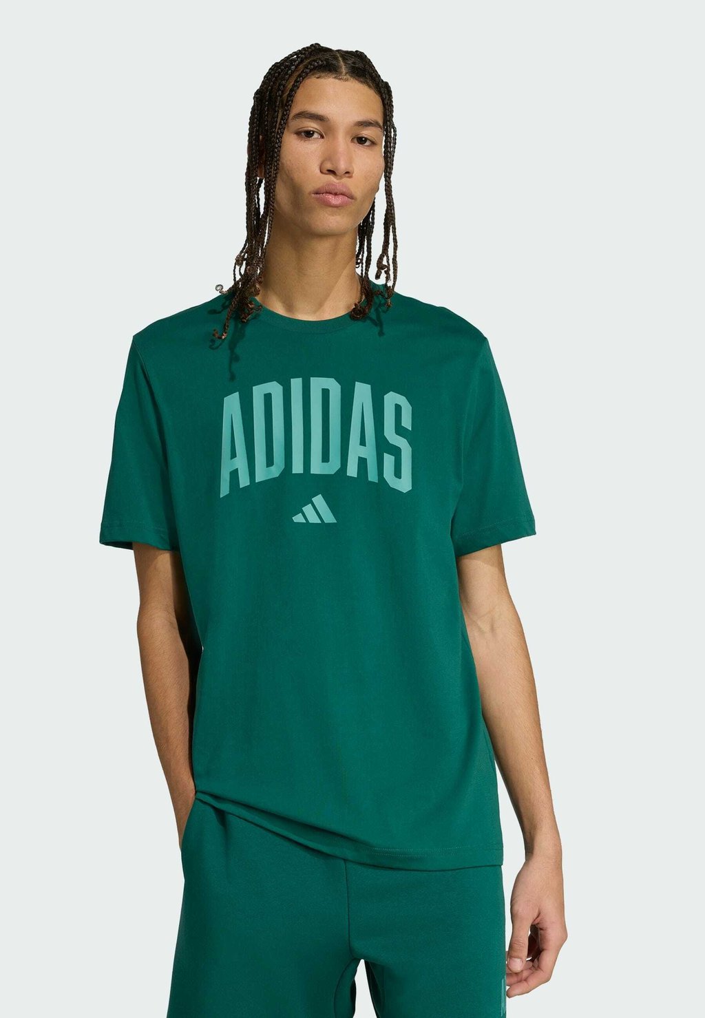 Спортивная футболка M COLLEGIATE T Adidas Sportswear, зеленый 
Спортивная футболка M COLLEGIATE T Adidas Sportswear, зеленый