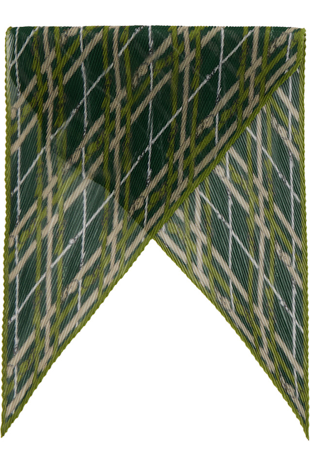 Burberry Зеленая клетчатая шелковая шифоновая накидка
Burberry Зеленая клетчатая шелковая шифоновая накидка