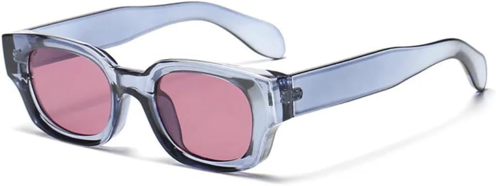 Модные ретро-солнцезащитные очки прямоугольной формы для мужчин и женщин, роскошные, с толстой оправой, популярные винтажные солнцезащитные очки с защитой от УФ-излучения UV400 TVTBBVV, Blue-rosered
Модные ретро-солнцезащитные очки прямоугольной формы для мужчин и женщин, роскошные, с толстой оправой, популярные винтажные солнцезащитные очки с защитой от УФ-излучения UV400 TVTBBVV, Blue-rosered