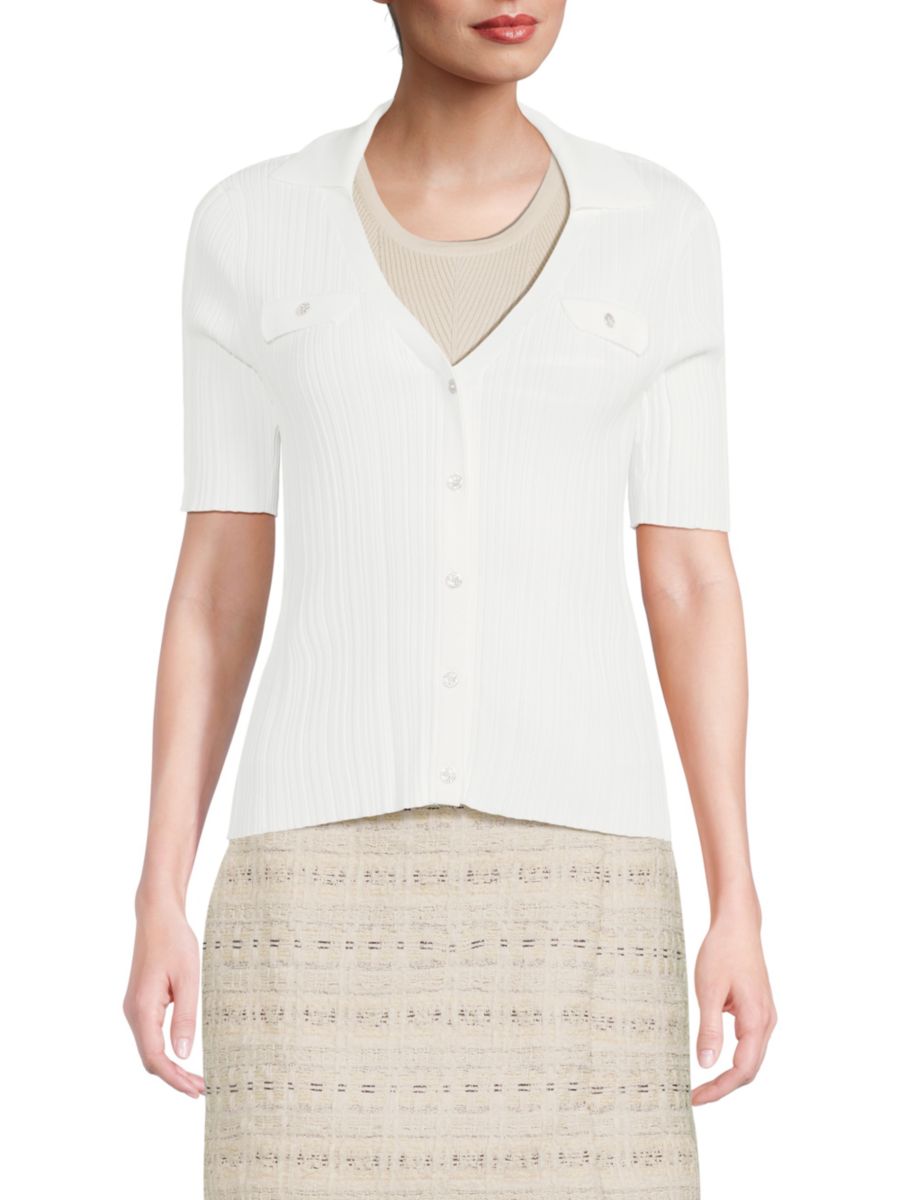 Кардиган в фактурную полоску Karl Lagerfeld Paris, мягкий белый
Кардиган в фактурную полоску Karl Lagerfeld Paris, мягкий белый