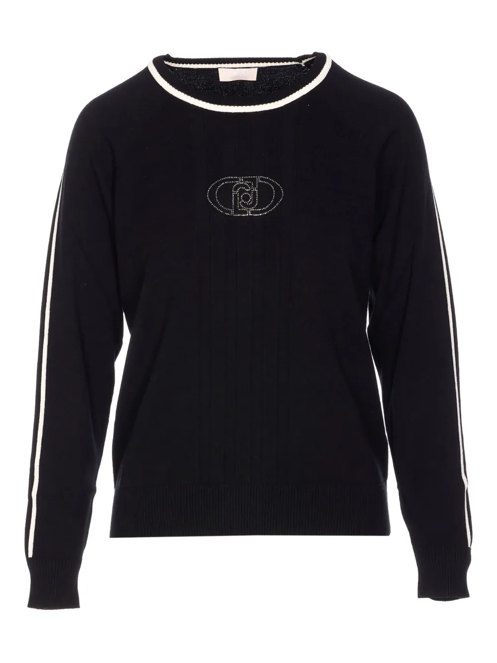 Толстовка с круглым вырезом, украшенная кристаллами LIU JO, черный
Толстовка с круглым вырезом, украшенная кристаллами LIU JO, черный