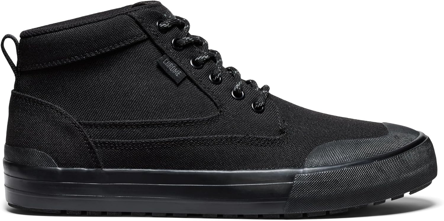 Ботинки Chrome Industries 415 из нейлона для мужчин и женщин - водоотталкивающие ботинки для работы и повседневной носки, черный
Ботинки Chrome Industries 415 из нейлона для мужчин и женщин - водоотталкивающие ботинки для работы и повседневной носки, черный