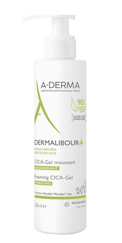 A-Derma Dermalibour+ CICA гель для лица и тела, 200 ml
A-Derma Dermalibour+ CICA гель для лица и тела, 200 ml