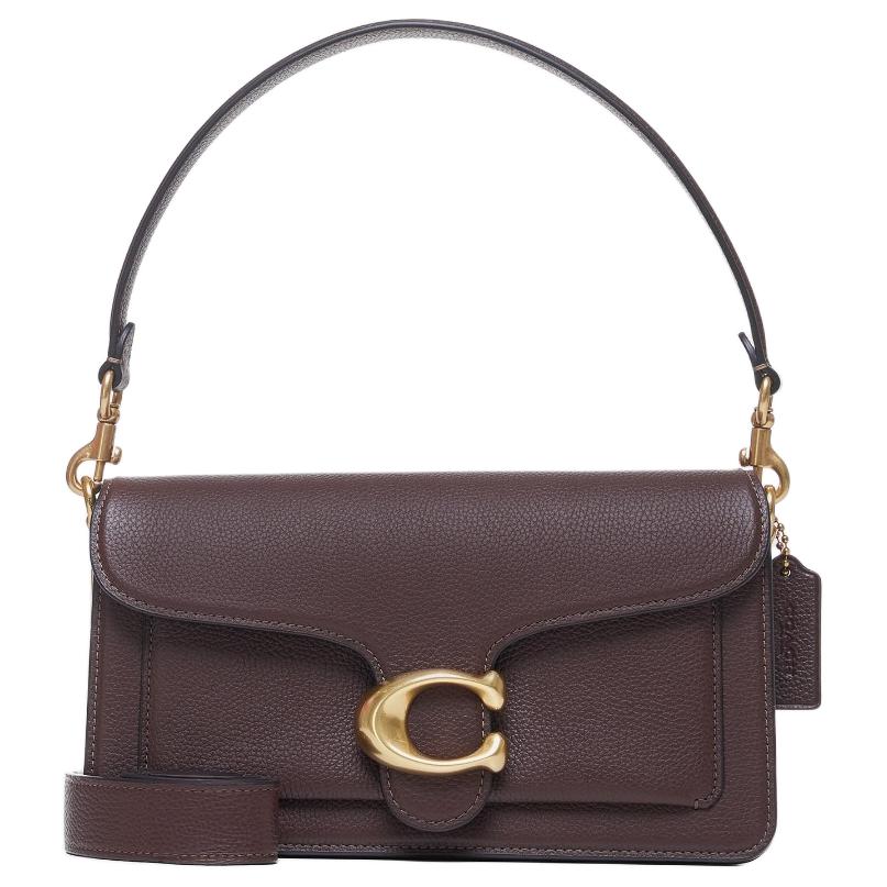 Кожаная сумка-табби через плечо портативная среднего размера женская кленово-коричневая COACH
Кожаная сумка-табби через плечо портативная среднего размера женская кленово-коричневая COACH