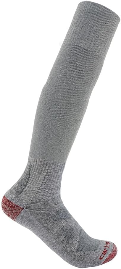 Carhartt мужские SO9770M тяжелые носки до колена из смесовой мериносовой шерсти, Asphalt Heather
Carhartt мужские SO9770M тяжелые носки до колена из смесовой мериносовой шерсти, Asphalt Heather