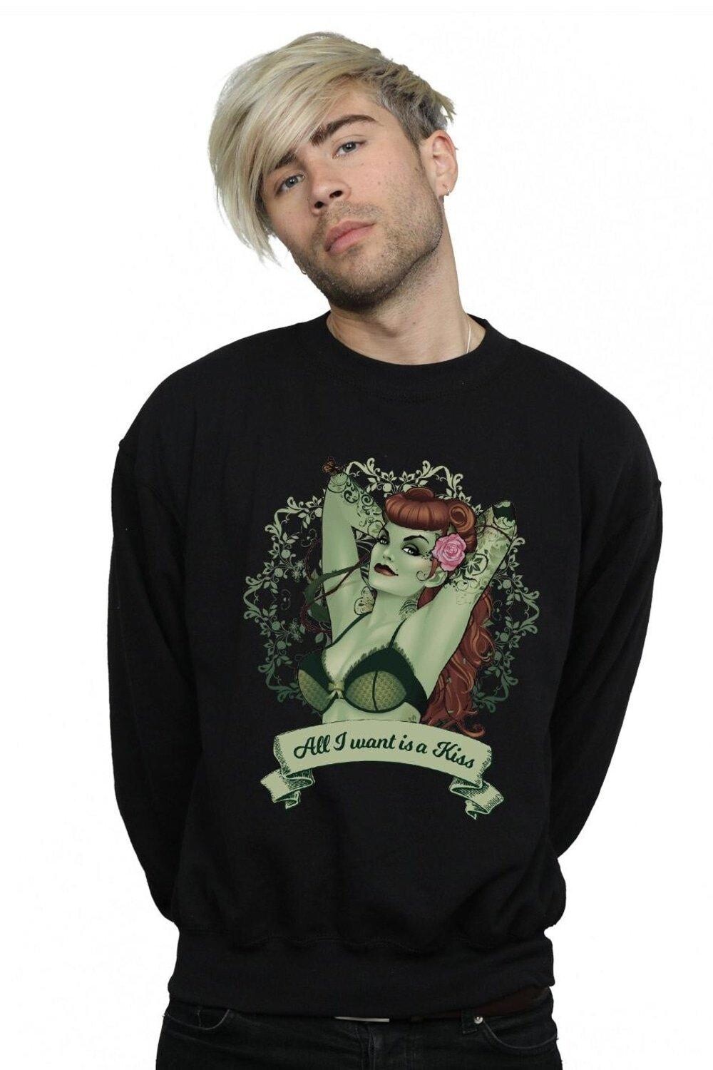 Poison Ivy: «Все, что я хочу, это свитшот с поцелуем» DC Comics, черный
Poison Ivy: «Все, что я хочу, это свитшот с поцелуем» DC Comics, черный