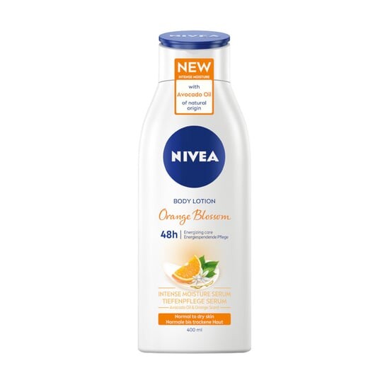 Интенсивно увлажняющий лосьон для тела «Цветок апельсина» 400мл Nivea
Интенсивно увлажняющий лосьон для тела «Цветок апельсина» 400мл Nivea