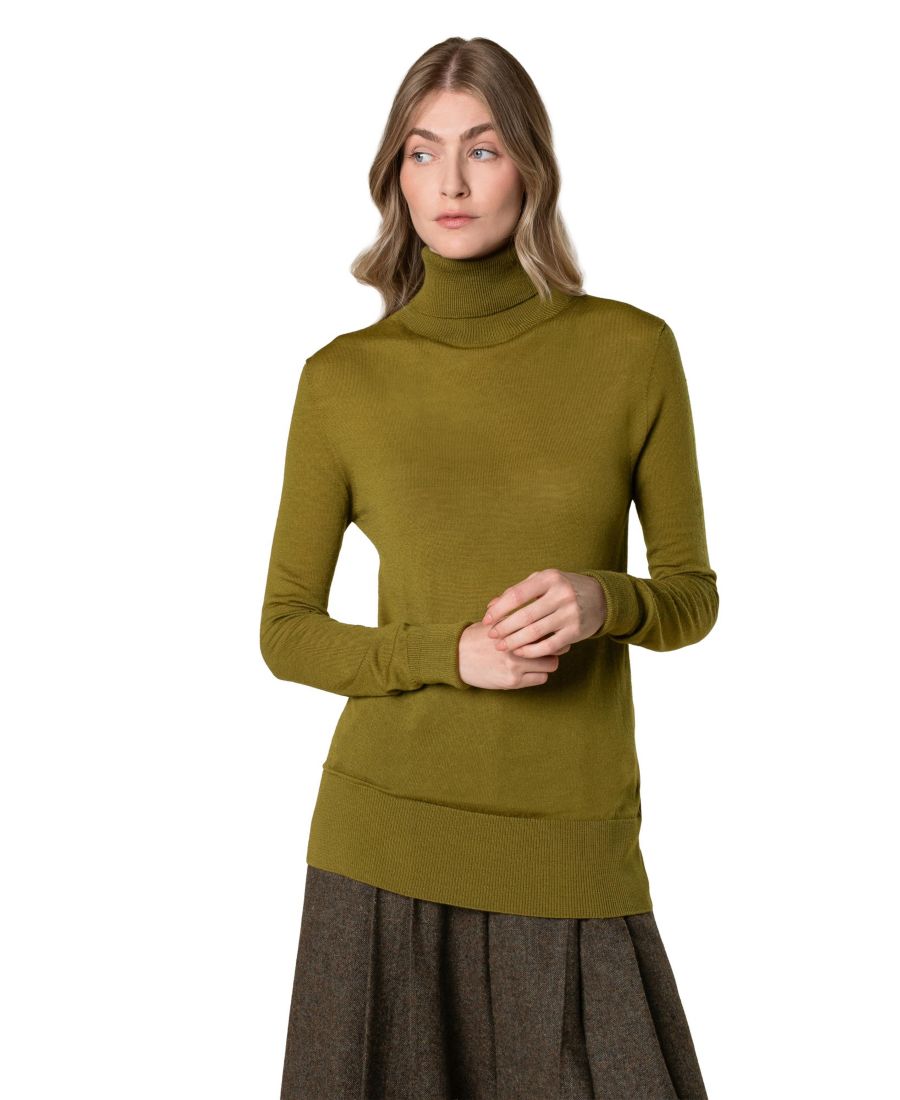 Женский свитер с высоким воротником из британской мериносовой шерсти Celtic & Co, Moss
Женский свитер с высоким воротником из британской мериносовой шерсти Celtic & Co, Moss