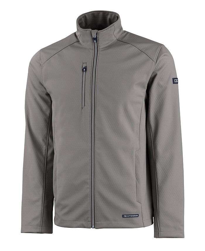 Мужская куртка Evoke Eco Softshell из переработанного материала с полной молнией Cutter & Buck, черный 
Мужская куртка Evoke Eco Softshell из переработанного материала с полной молнией Cutter & Buck, черный