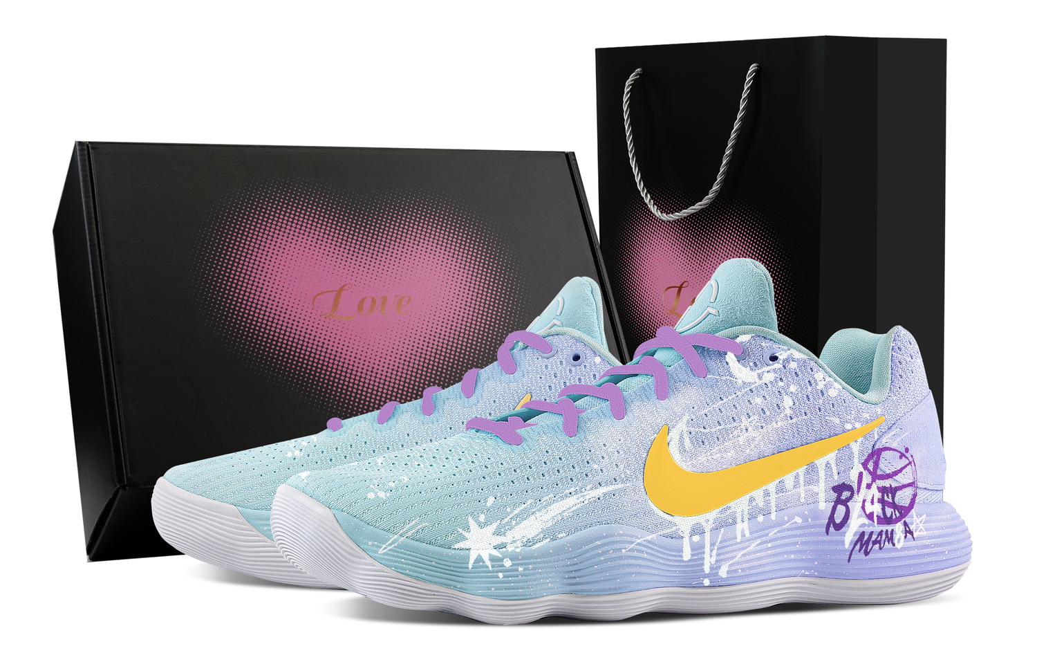 Hyperdunk 2017 Lakers Storm, технология Heart Box Cushioning, поддержка и охват, низкие баскетбольные кроссовки men's Nike, фиолетовый
Hyperdunk 2017 Lakers Storm, технология Heart Box Cushioning, поддержка и охват, низкие баскетбольные кроссовки men's Nike, фиолетовый