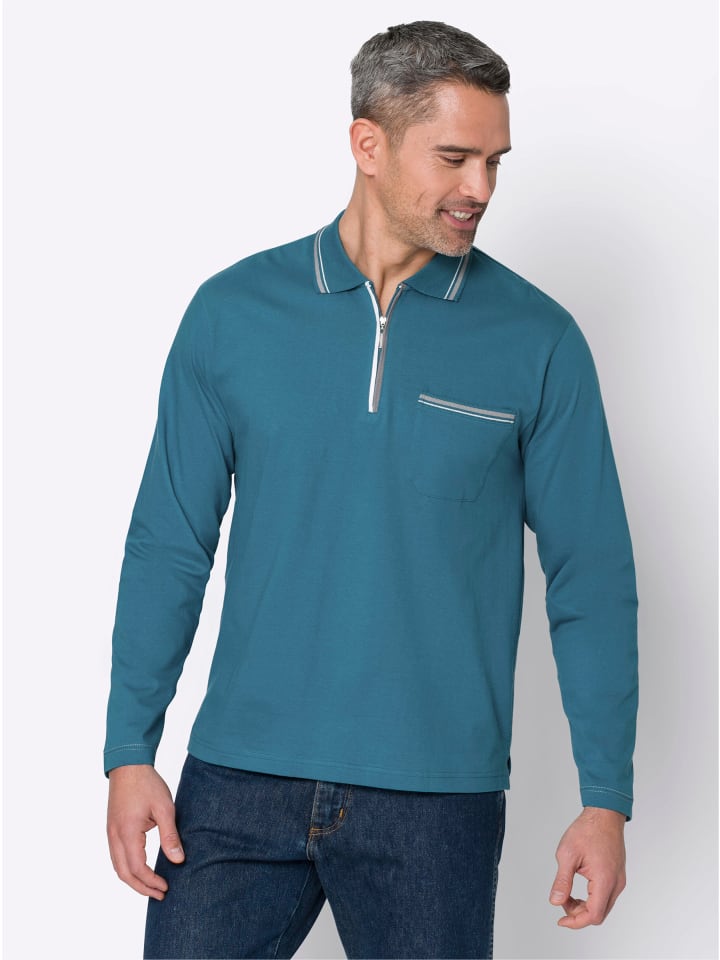 Рубашка поло цвета топаза Sieh an!
Рубашка поло цвета топаза Sieh an!