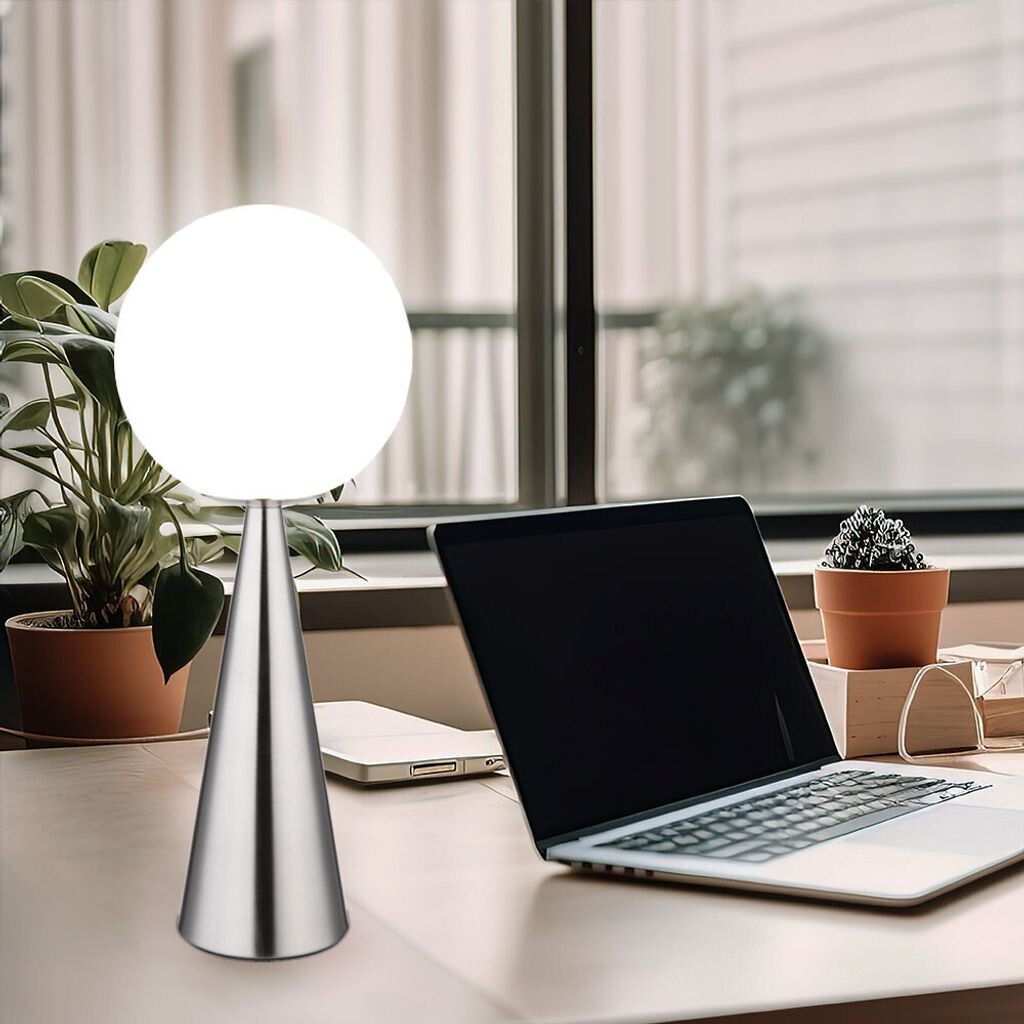 Настольная лампа, металл, стеклянный шар, серебро, E27, H 49,5 см Globo Lighting
Настольная лампа, металл, стеклянный шар, серебро, E27, H 49,5 см Globo Lighting