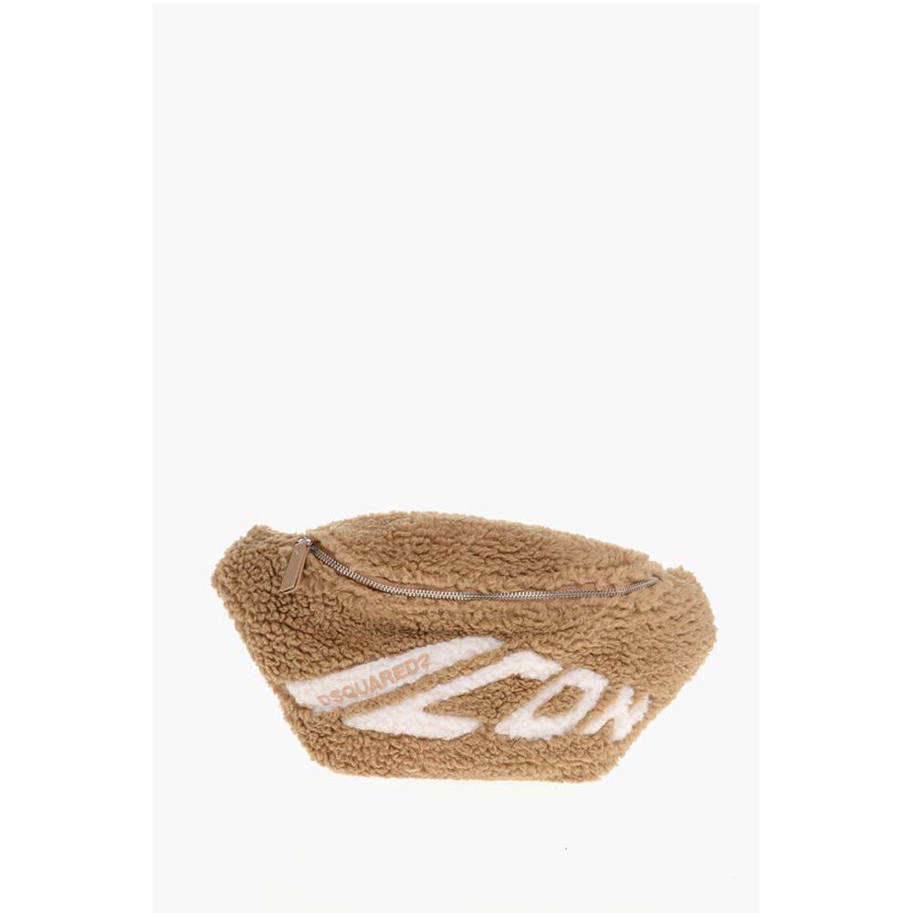Сумка ICON из эко-овчины Dsquared2, бежевый
Сумка ICON из эко-овчины Dsquared2, бежевый