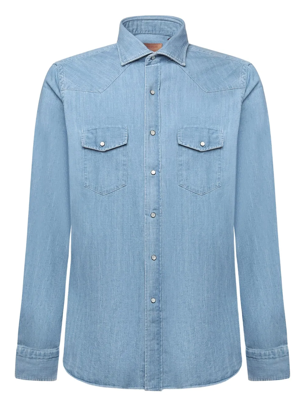 Рубашка с нагрудным карманом Luigi Borrelli, синий
Рубашка с нагрудным карманом Luigi Borrelli, синий