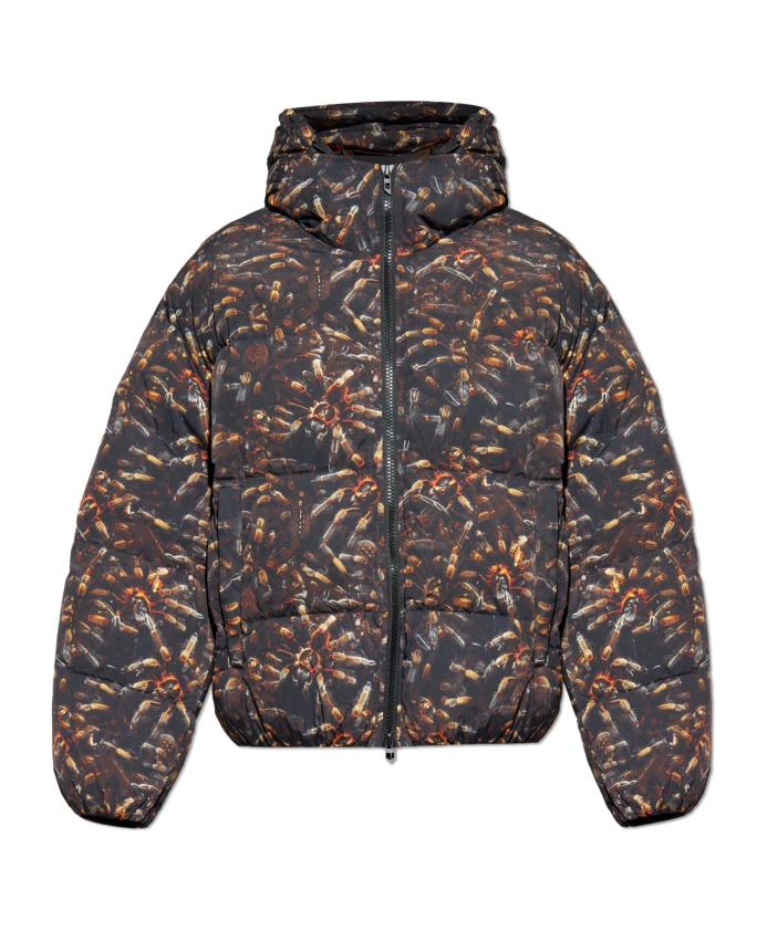 Утепленная куртка с пауком Diesel, коричневый
Утепленная куртка с пауком Diesel, коричневый