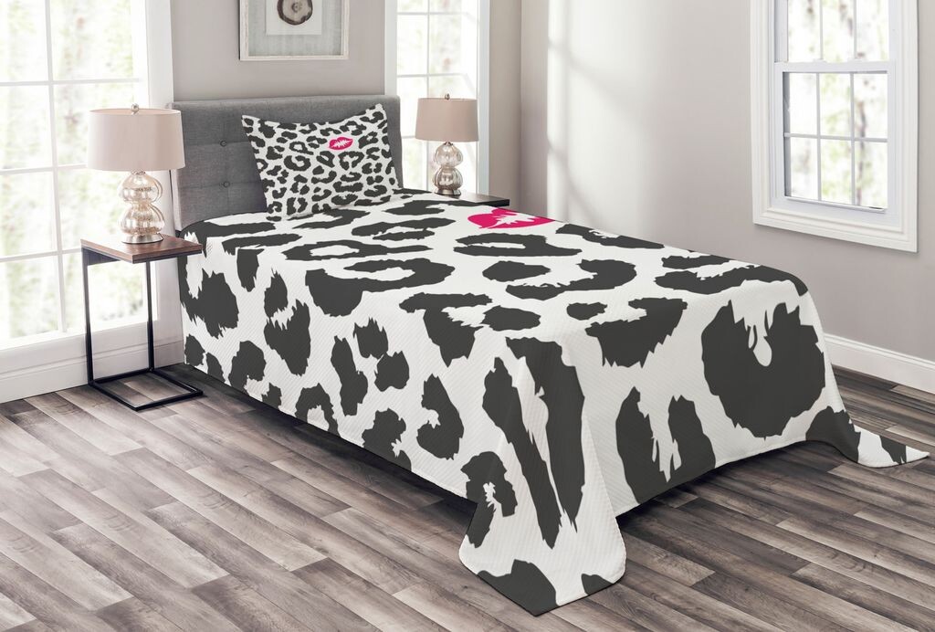 Комплект покрывала ABAKUHAUS Safari, Cheetah Leopard Kiss, комплект с моющимися наволочками, для односпальных кроватей 170 x 220 см, угольно-серый розовый
Комплект покрывала ABAKUHAUS Safari, Cheetah Leopard Kiss, комплект с моющимися наволочками, для односпальных кроватей 170 x 220 см, угольно-серый розовый
