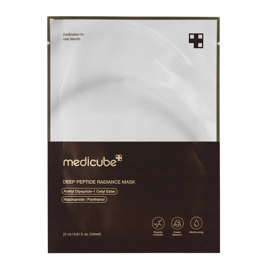 Medicube - Deep Peptide Mask - Осветляющая тканевая маска - 1 шт.
Medicube - Deep Peptide Mask - Осветляющая тканевая маска - 1 шт.