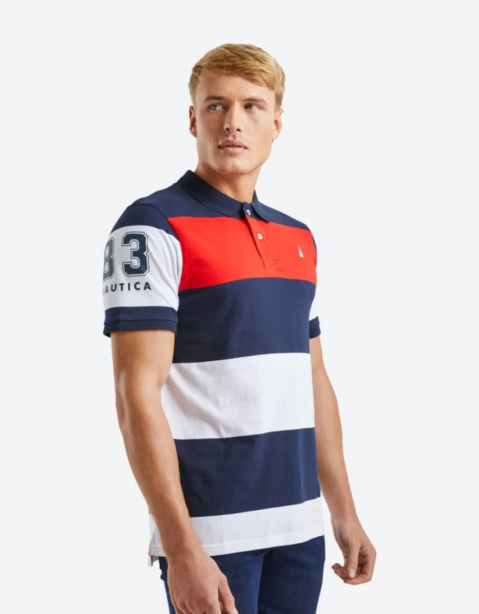 Мужская классическая рубашка поло с коротким рукавом Nautica, тёмно-синий
Мужская классическая рубашка поло с коротким рукавом Nautica, тёмно-синий