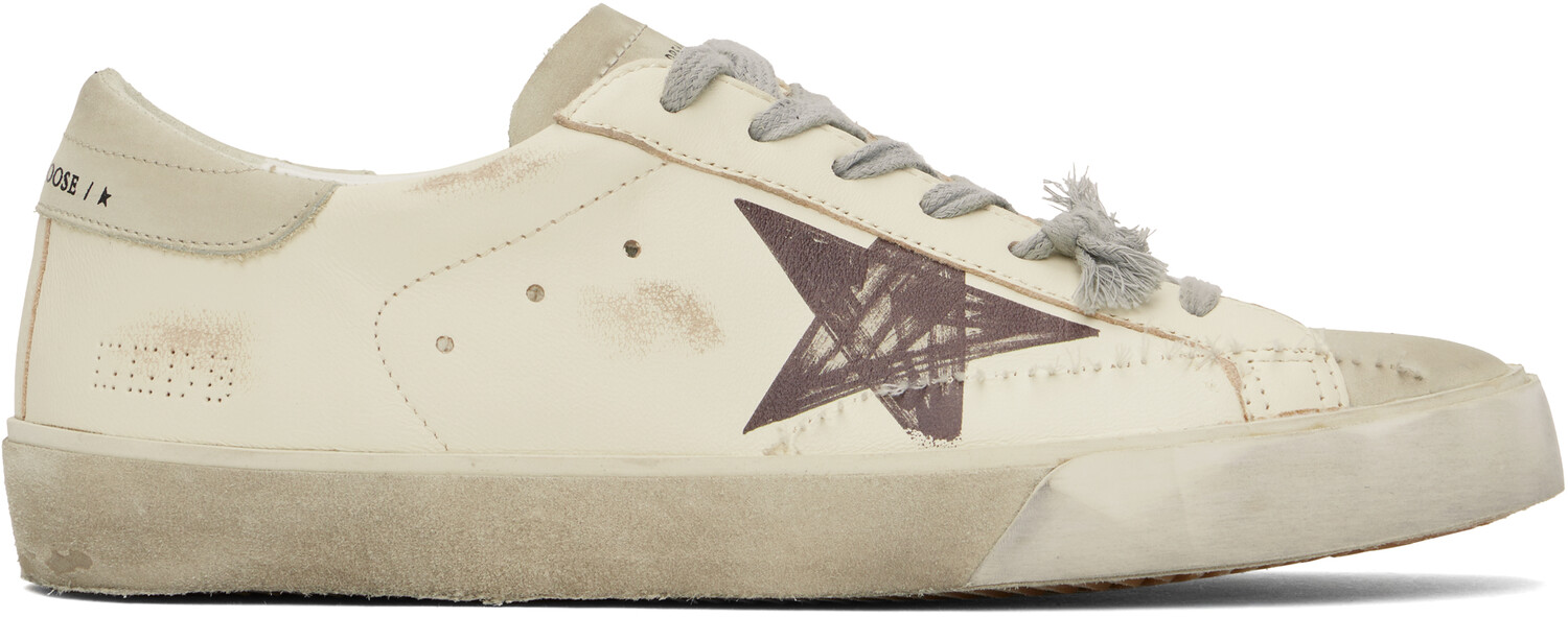 Кроссовки Super-Star Off-White & Grey Golden Goose, Белый, Кроссовки Super-Star Off-White & Grey Golden Goose
Кроссовки Super-Star Off-White & Grey Golden Goose, Белый, Кроссовки Super-Star Off-White & Grey Golden Goose