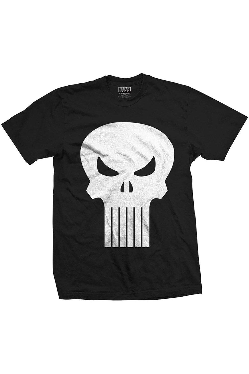 Хлопковая футболка с черепом The Punisher, черный
Хлопковая футболка с черепом The Punisher, черный