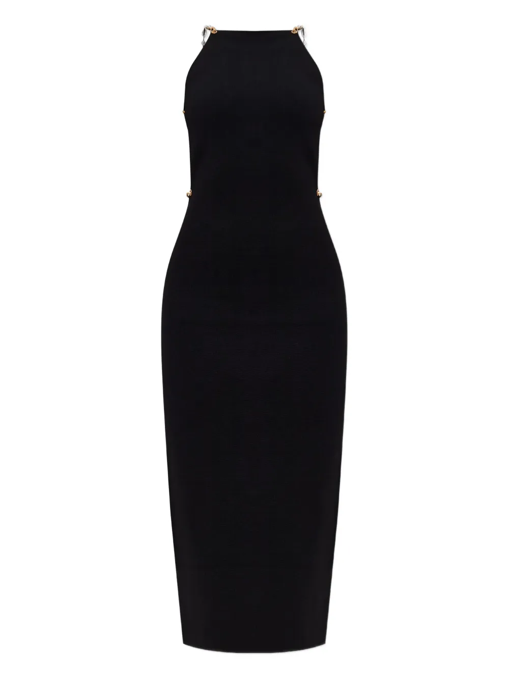 Декорированное платье с открытой спиной Cult Gaia, черный
Декорированное платье с открытой спиной Cult Gaia, черный