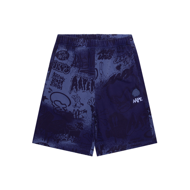 Шорты с принтом от A Bathing APE Aape, фиолетовый
Шорты с принтом от A Bathing APE Aape, фиолетовый