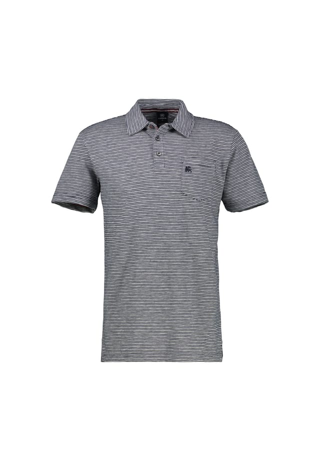 Спортивная полосатая рубашка-поло Lerros, синий
Спортивная полосатая рубашка-поло Lerros, синий