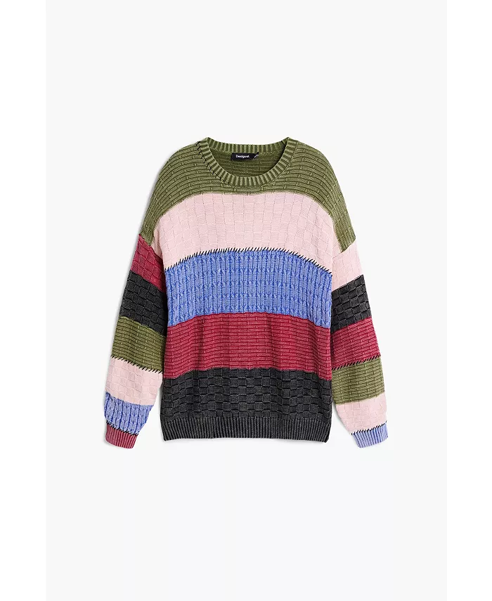 Мужской свитер с вязкой Stitch Desigual, синий
Мужской свитер с вязкой Stitch Desigual, синий