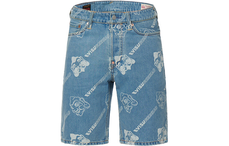 Джинсовые шорты мужские джинсовые синие Evisu, синий
Джинсовые шорты мужские джинсовые синие Evisu, синий