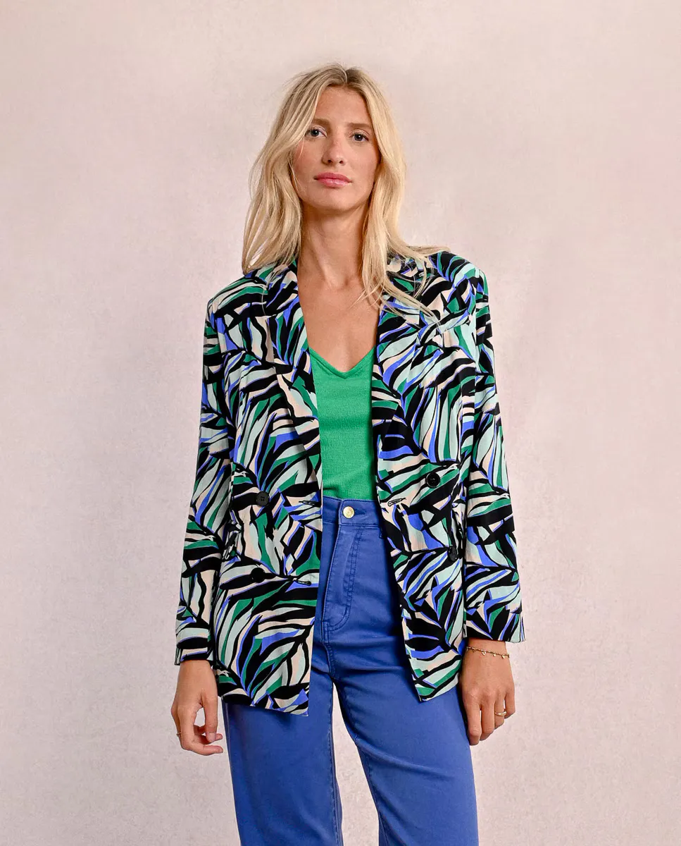 Женский блейзер с принтом и застежкой на пуговицы Molly Bracken, мультиколор
Женский блейзер с принтом и застежкой на пуговицы Molly Bracken, мультиколор