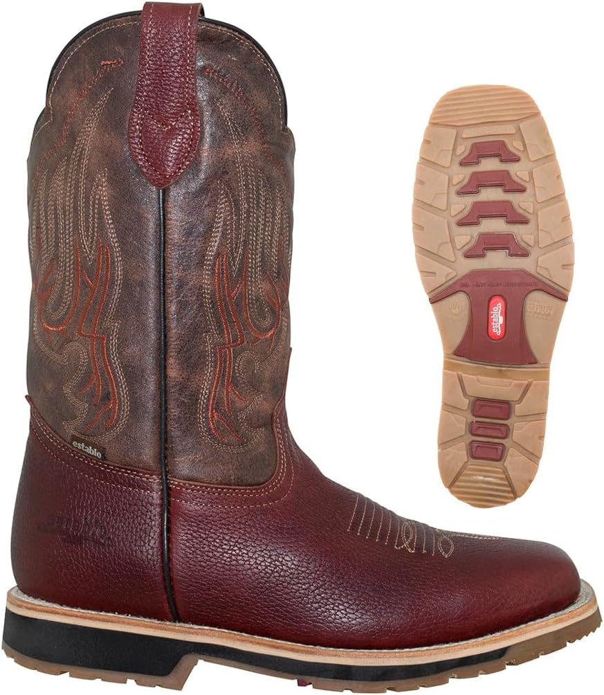 Мужские ковбойские сапоги Establo - Бычья кожа Grizzly в цвете Шедрон Generic, мультиколор
Мужские ковбойские сапоги Establo - Бычья кожа Grizzly в цвете Шедрон Generic, мультиколор