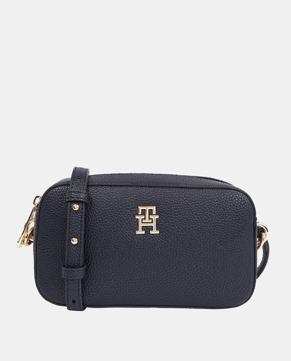 Миниатюрная сумка через плечо темно-синего цвета с логотипом TH и застежкой-молнией Tommy Hilfiger, темно-синий 
Миниатюрная сумка через плечо темно-синего цвета с логотипом TH и застежкой-молнией Tommy Hilfiger, темно-синий