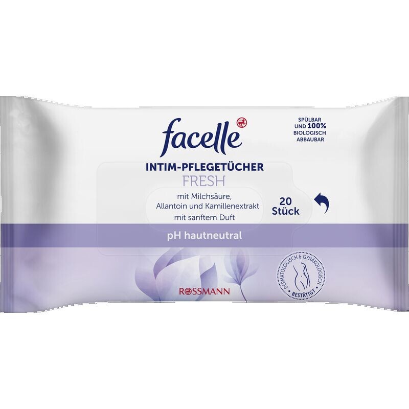 Салфетки для интимного ухода facelle, 20 шт.
Салфетки для интимного ухода facelle, 20 шт.