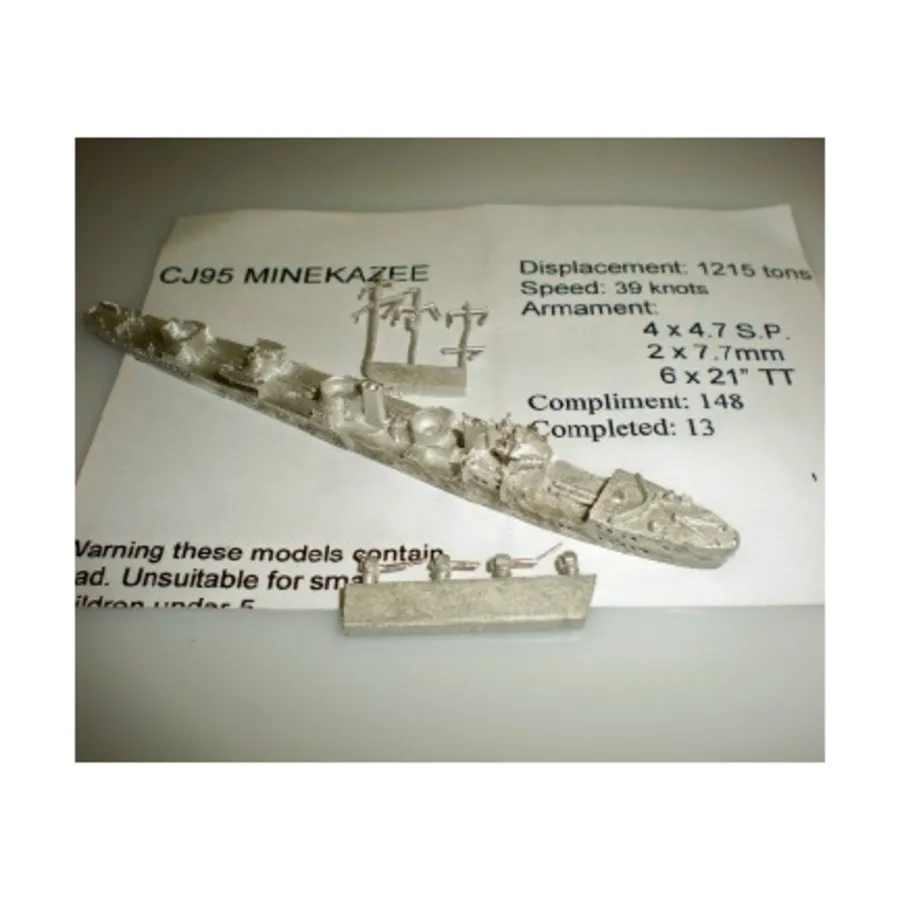 Минекази, Figurehead Ships - WWII Coastal Forces - Japanese (1:1250) (Noble Miniatures)
Минекази, Figurehead Ships - WWII Coastal Forces - Japanese (1:1250) (Noble Miniatures)