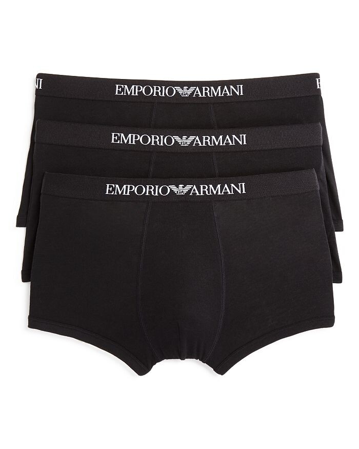 Трусы из чистого хлопка Emporio Armani — упаковка из 3 шт, черный
Трусы из чистого хлопка Emporio Armani — упаковка из 3 шт, черный