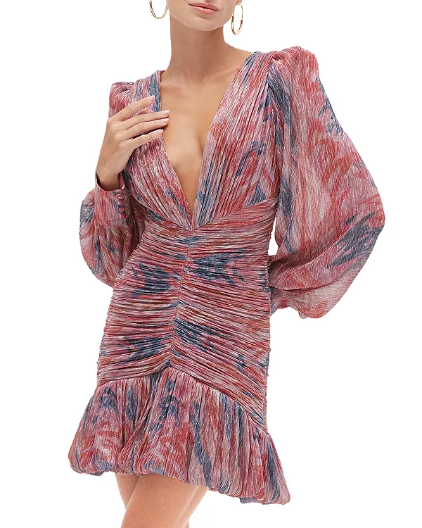 Металлическое мини-платье со сборками Patbo, розовый
Металлическое мини-платье со сборками Patbo, розовый