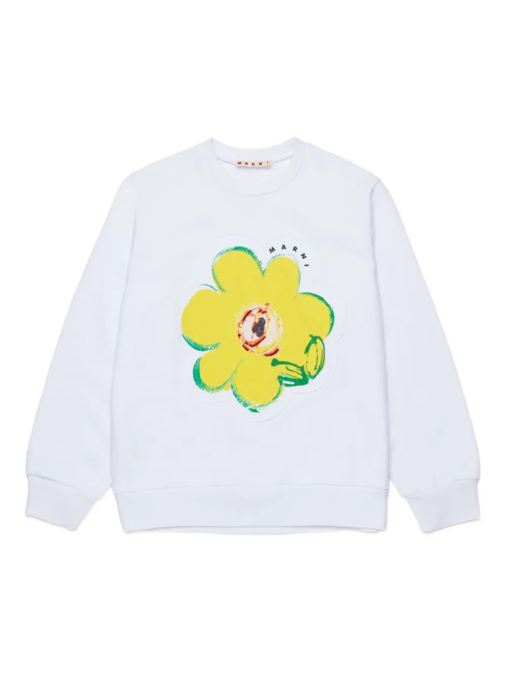 Толстовка с пайетками Marni Kids, белый
Толстовка с пайетками Marni Kids, белый