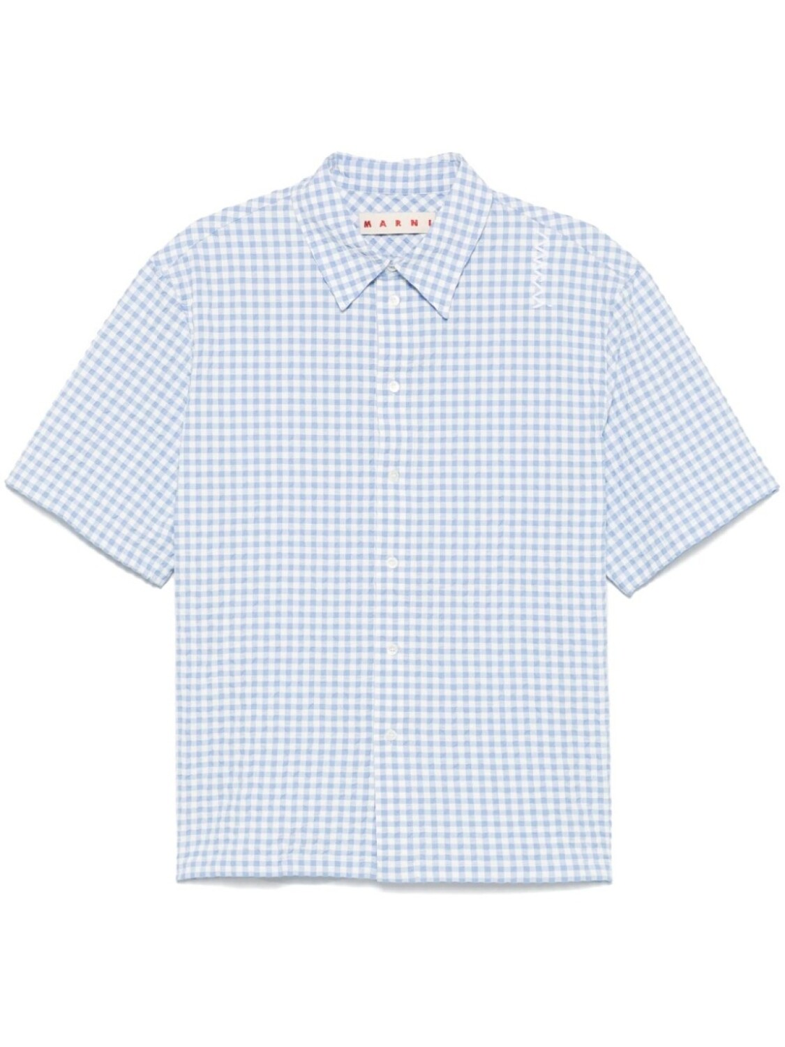 Marni рубашка в клетку гингем, синий
Marni рубашка в клетку гингем, синий