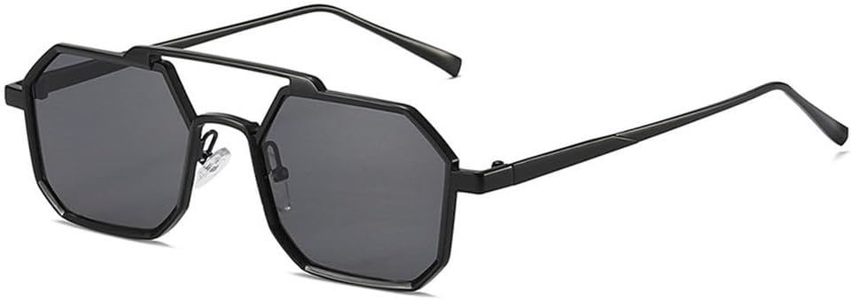 Ретро солнцезащитные очки с двойными перемычками, многоугольные металлические, женские, модные, с защитой от УФ-излучения UV400, мужские солнцезащитные очки HVTVTLA, Black Grey
Ретро солнцезащитные очки с двойными перемычками, многоугольные металлические, женские, модные, с защитой от УФ-излучения UV400, мужские солнцезащитные очки HVTVTLA, Black Grey